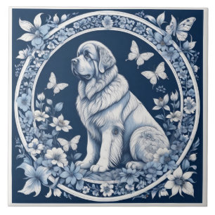 Azulejo De Cerâmica Jardim Delft Newfoundland Azul Profundo