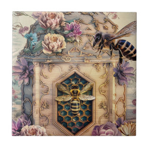 Azulejo De Cerâmica Jardim Encantado das Abelhas Fantasia (5)