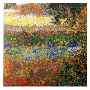 Azulejo De Cerâmica Jardim Flor por Van Gogh