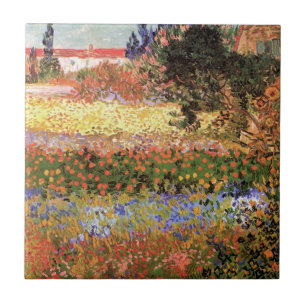 Azulejo De Cerâmica Jardim Florido por Vincent van Gogh