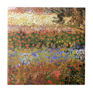 Azulejo De Cerâmica Jardim Florido,Vincent van Gogh.