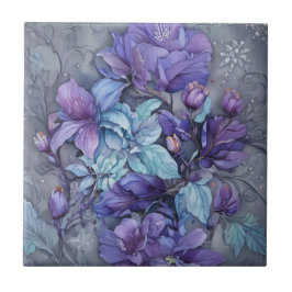 Azulejo De Cerâmica Jardim Periwinkle