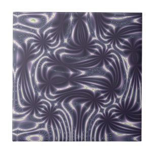Azulejo De Cerâmica Jardim Roxo