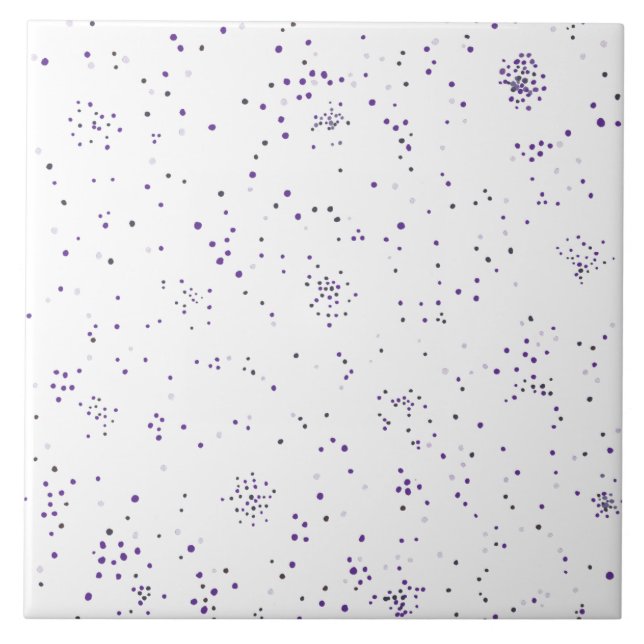 Azulejo De Cerâmica Jardim Roxo (Frente)