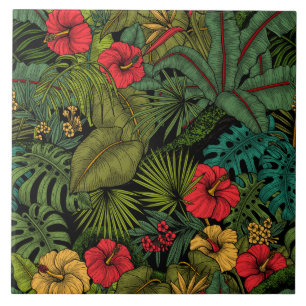 Azulejo De Cerâmica Jardim tropical