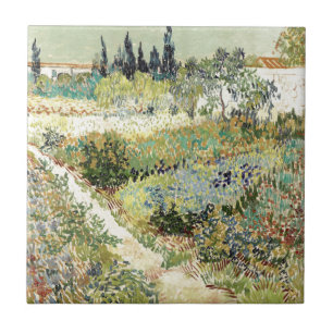 Azulejo De Cerâmica Jardim Van Gogh em Arles 1888