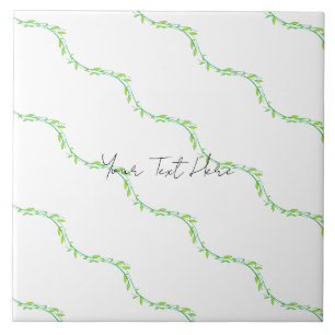 Azulejo De Cerâmica Jardim Verde