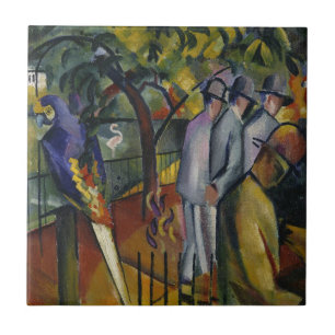 Azulejo De Cerâmica Jardim zoológico de August Macke mim