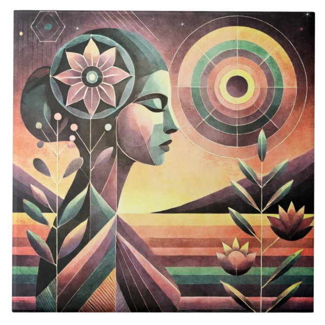 Azulejo De Cerâmica Jasmine (Frente)