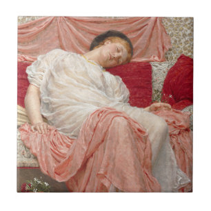 Azulejo De Cerâmica Jasmine de Albert Joseph Moore, Arte Fina Vitorian