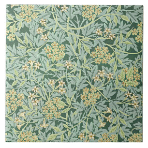 Azulejo De Cerâmica Jasmine, padrão de William Morris,