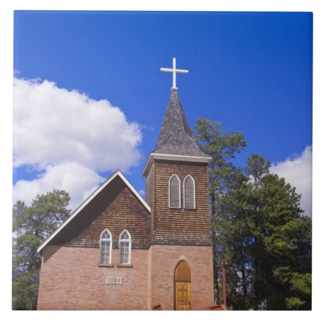 Azulejo De Cerâmica Jasper, Alberta. (Frente)