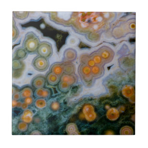 Azulejo De Cerâmica Jasper Oceano Manchado