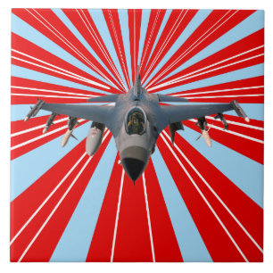 Azulejo De Cerâmica Jato de Combatente