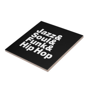 Azulejo De Cerâmica Jazz & alma & funk & Hip Hop