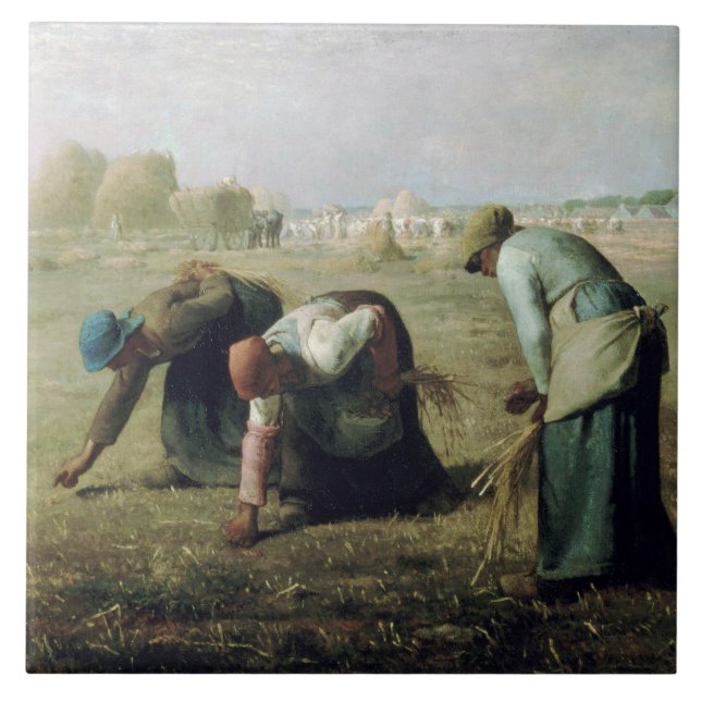 Azulejo De Cerâmica Jean-Francois Millet (Frente)