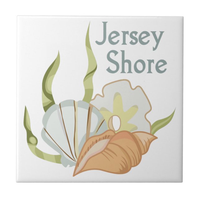 Azulejo De Cerâmica Jersey Shore (Frente)