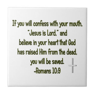 Azulejo De Cerâmica Jesus é Deus