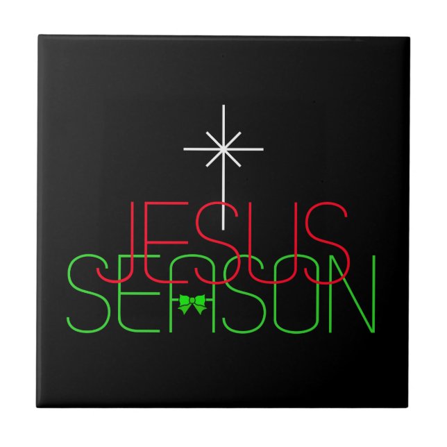 Azulejo De Cerâmica Jesus Season (Frente)