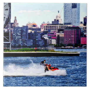 Azulejo De Cerâmica Jet Ski pelo Relógio Colgate