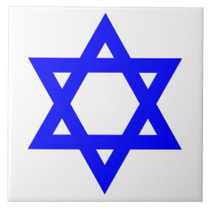 Azulejo De Cerâmica ✡︎ Jewish Star de David
