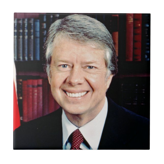 Azulejo De Cerâmica Jimmy Carter (Frente)
