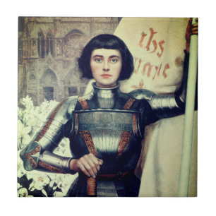 Azulejo De Cerâmica Joan of Arc (ilustração Albert Lynch)