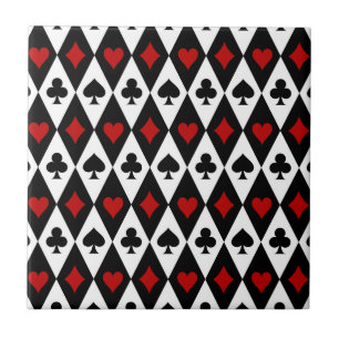 Azulejo De Cerâmica Jogador de Cartão de Jogo Blackjack Casino Las Ve