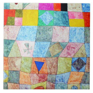 Azulejo De Cerâmica Jogo Amigável, Paul Klee
