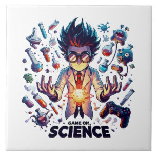 Azulejo De Cerâmica Jogo de Concoção Química, Tema Ciência