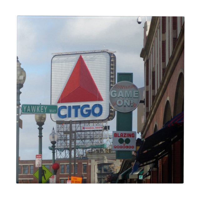 Azulejo De Cerâmica Jogo Em Boston! (Frente)