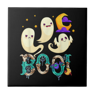 Azulejo De Cerâmica Jogo Halloween Skeleton Assustador Meninos Jovens