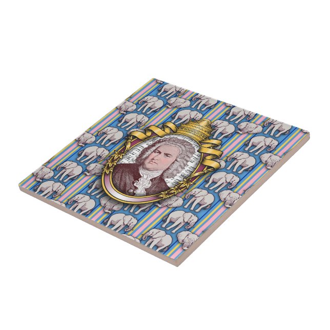 Azulejo De Cerâmica Johann Sebastian BACH (Lateral)