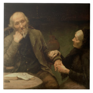 Azulejo De Cerâmica John Anderson, meu Jo, 1894 (óleo em canvas)