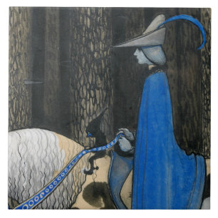 Azulejo De Cerâmica John Bauer - De Vez Em Quando