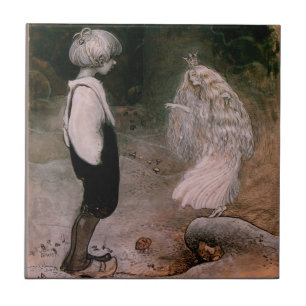 Azulejo De Cerâmica John Bauer Um Momento Mudou De Uma Pequena Fada
