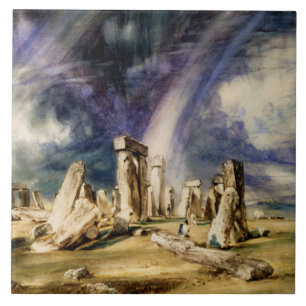 Azulejo De Cerâmica John Constable - Stonehenge