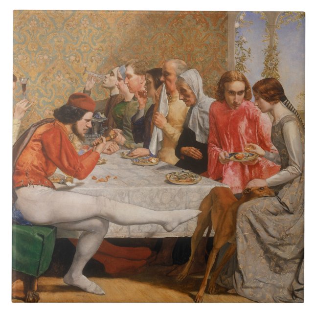 Azulejo De Cerâmica John Everett Millais - Isabella (Frente)