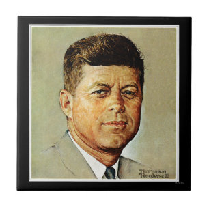 Azulejo De Cerâmica John F. Kennedy em MEMORIAM 2