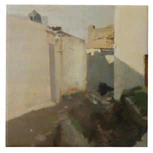 Azulejo De Cerâmica John Singer Sargent - paredes brancas na luz solar
