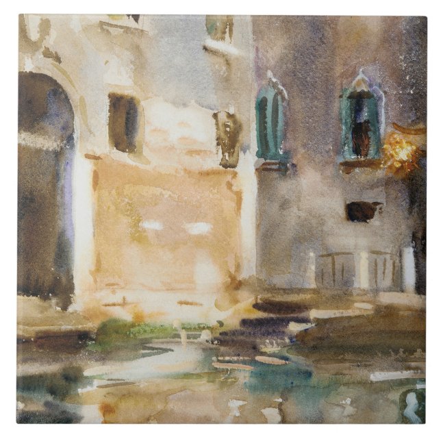 Azulejo De Cerâmica John Singer Sargent - Veneza (Frente)
