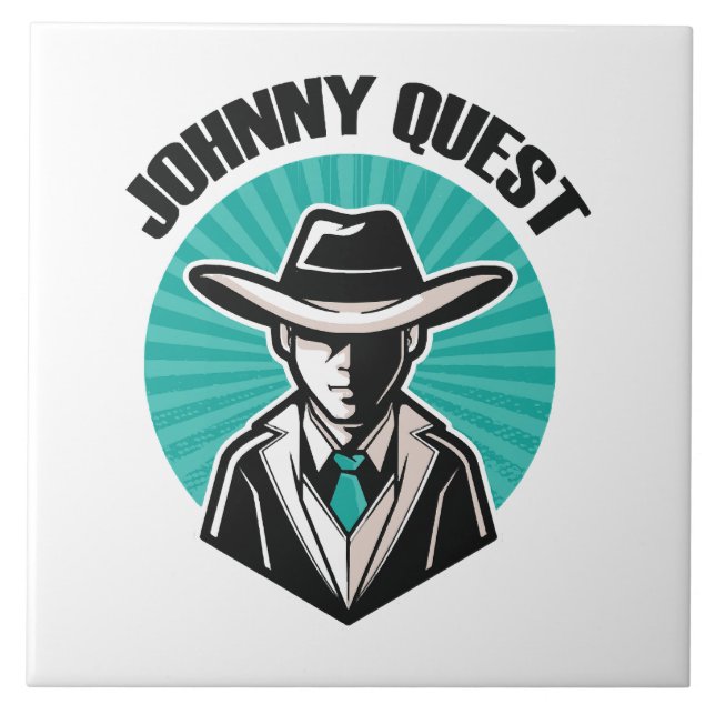 Azulejo De Cerâmica Johnny Quest (Frente)
