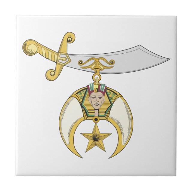 Azulejo De Cerâmica Jóia da ordem (Frente)