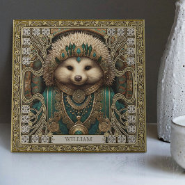 Azulejo De Cerâmica Joias personalizadas de porco-espíritos encantados