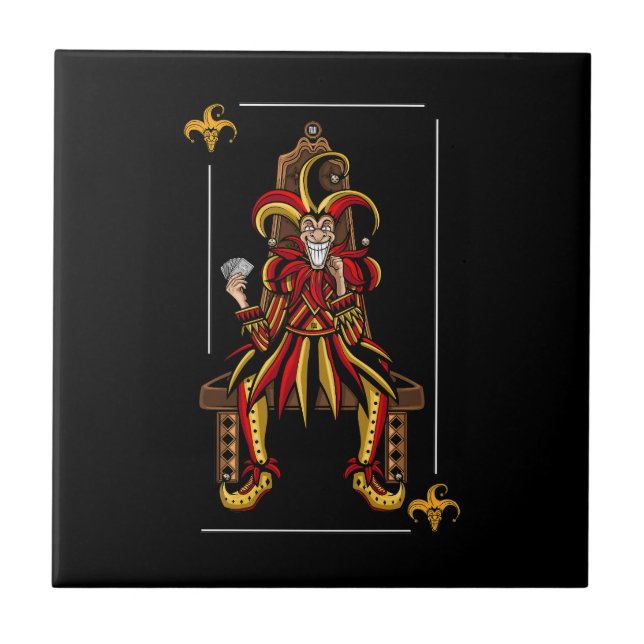 Azulejo De Cerâmica Jokers Wild (Frente)