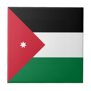 Azulejo De Cerâmica Jordan Flag