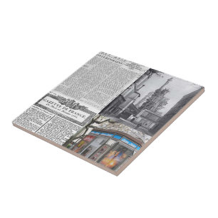 Azulejo De Cerâmica Jornal Azulejo Cerâmica Paris França