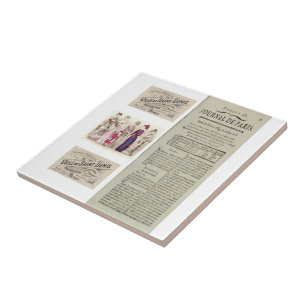 Azulejo De Cerâmica Jornal Azulejo Cerâmica Paris França