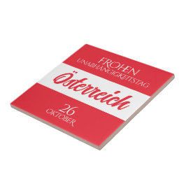 Azulejo De Cerâmica Jornal Nacional Austríaco Dia da Independência