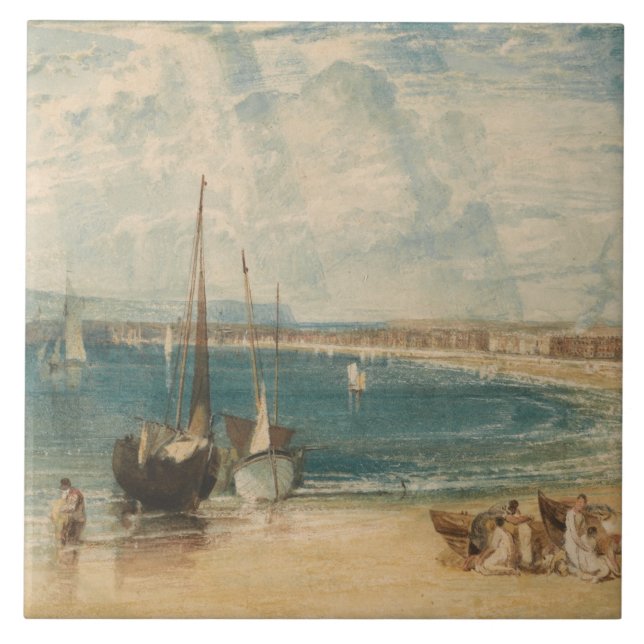 Azulejo De Cerâmica Joseph Mallord William Turner - Weymouth (Frente)